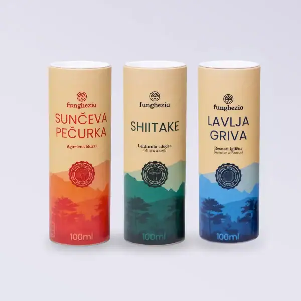 Sunčeva Pečurka, Shiitake i Lavlja Griva - prirodni biljni pripravci.