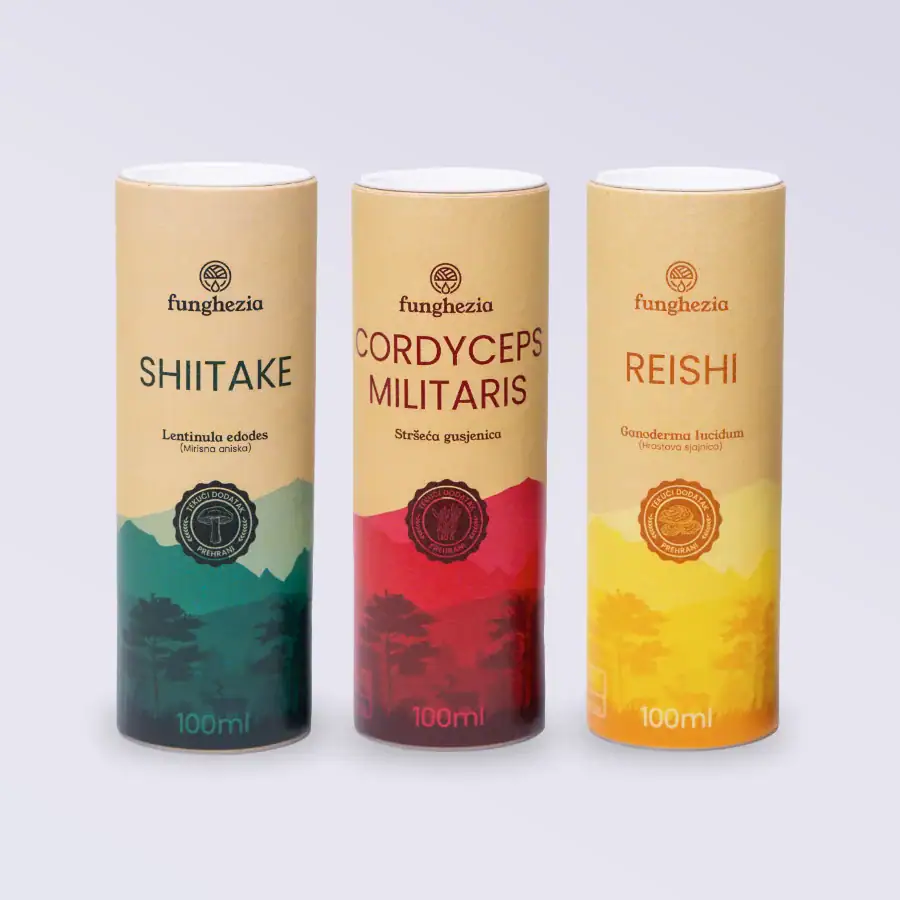 Cjeloviti dodaci prehrani od prirodnih gljiva za imuni sustav.