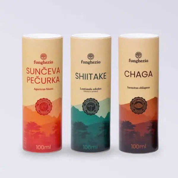 Sunčeva pečurka, shiitake i chaga