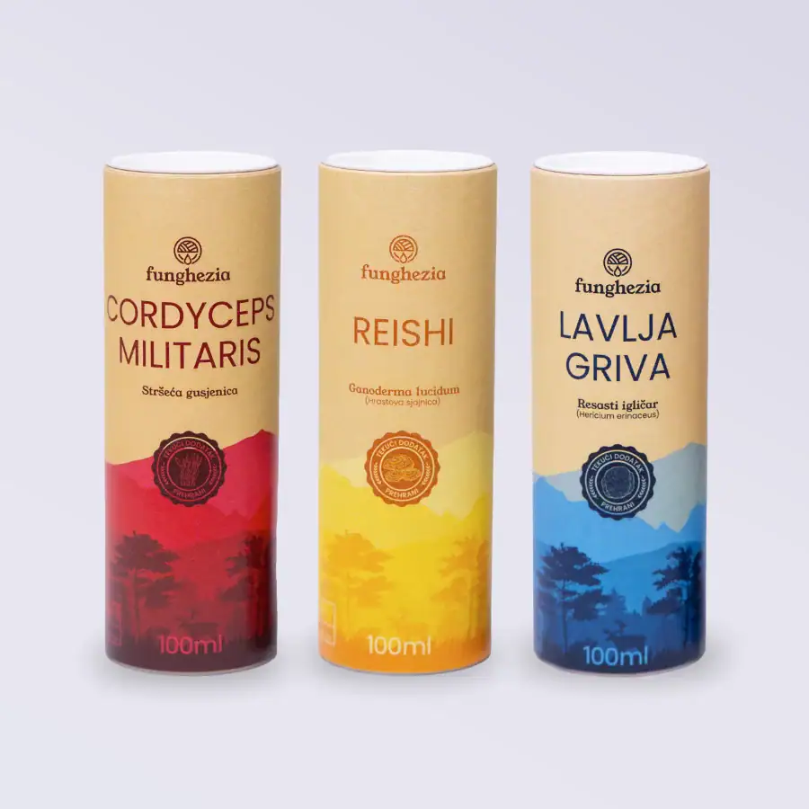 Alt: Tri različite kapsule s biljnim ekstraktima za imunitet, energiju i zdravlje na bijeloj pozadini.